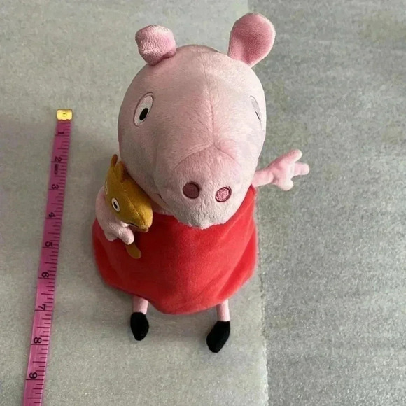 FREE TY Beanie Peppa Piggy with Bear Plush Doll for Kids - Picture 5 of 8